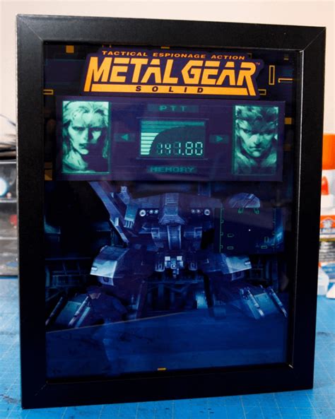 metal gear shadow box|Metal Gear D Shadow Box Art .